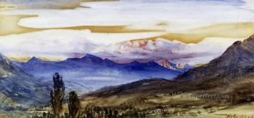 John Brett Painting - Edward Val di Cogne Switzerland landscape Brett John